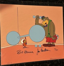Hanna-Barbera-Magilla Gorilla/Atom Ant- LE Cel-Signed Hanna and Barbera picture