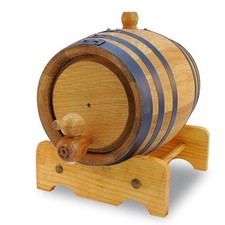 Premium Charred American Oak Aging Barrel (2 Liter) - No Engraving/Includes 12 picture