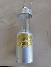 Vintage L.L. Bean Alpine Candle Lantern Aluminum + Branded Candles & Boxes picture