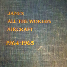 Jane’s All the World’s Aircraft 1964-1965 Hardcover Illustrated Taylor Macmillan picture