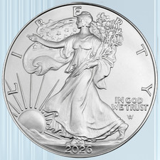 2026 $1 1-oz American Silver Eagle Brilliant Uncirculated WITH CAPSULE picture