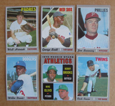 1970 TOPPS BASEBALL CARD SINGLES #281-549 COMPLETE YOUR SET U-PICK UPDATED 9/9 picture
