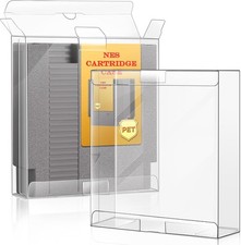 25PC Clear Protector Case Box Display For Nintendo NES Cartridge NES Games picture