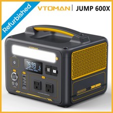 VTOMAN Jump 600X Portable Power Station 600W 299Wh LiFePO4 Battery Generator picture