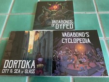 VAGABONDS of DYFED rpg lot Dortoka: City on the Sea of Glass, CYCLOPEDIA new picture