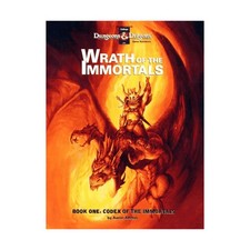 TSR Basic D&D Wrath of the Immortals - Codex of the Immortals Only Fair+ picture