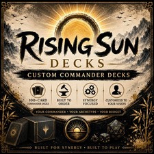 Custom MTG Commander EDH deck | You Choose Your Commander & Style. Read Desc. picture