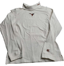 Colosseum University of Texas UT Longhorns Vintage Turtleneck Women's XL White picture