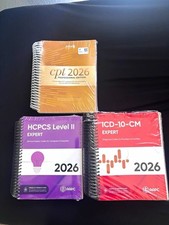 AMA CPT Book, ICD-10 Code Book, HCPCS Book - 2026 Physician Bundle by AAPC picture