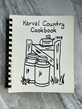 Karval Country Cookbook Spiral Bound VTG 1975 picture