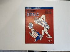 Vintage 1967-68 Cincinnati Royals Official Yearbook Basketball NBA picture