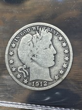 1912 S Half Dollar Nice Condition picture