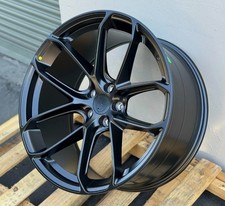 PS2 20x9 20x10 Staggered Fit Porsche Macan 5x112 Set of 4 Wheels Matte Black picture