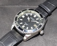 Vintage Citizen Black Dial Rotating Bezel Automatic Date Men's 21-Jewels Watch picture
