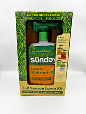 Sunday Full Season Lawn Kit 4 Pack Hose On Fertilizer Kit 20,000 Sq Ft Coverage picture
