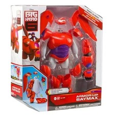 Big Hero 6 Baymax Armor-Up Action Figure Toy Model 16cm Robot Gift for Kids picture