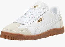 Adults-Puma Club 5v5 Lux; alpine snow-white-puma gold. Size  U.S. 9.5 picture