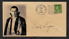 Dracula Bela Lugosi Collector Envelope Original Period 1931 Stamp OP1162 picture