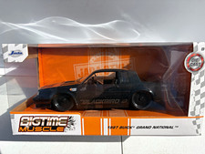Jada Toys Bigtime Muscle 1987 Buick Grand National Black Diecast 1:24 Unopened picture