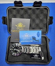 New ADDIESDIVE 1000M Tuna Diver Sapphire Watch Miyota Citizen Automatic Black  picture