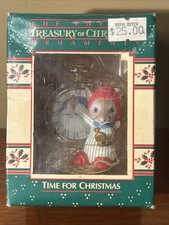 Vintage Enesco Pocket Watch  W/Mouse 