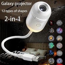 Plug and Play HD Star Projector Night Light, USB Galaxy Ocean Ceiling Projector picture