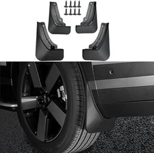 4PCS Splash Guards for Hyundai Santa Fe 2024 2025 2026, No Drill Mud Flaps, Blac picture