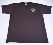 Bayside Mens XL Brown Sprinkler Fitters UA Local 709 Graphic T-Shirt Made In USA picture