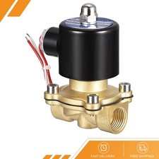1 x Brass Electric Solenoid Valve 1/2