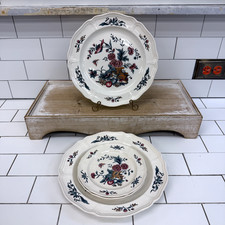 Wedgwood Williamsburg Potpourri TKD 510 Plates Set of 4 Vintage Retired Dishes picture