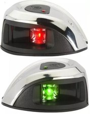 Attwood LIGHTARMOR 1NM LED Stainless Steel Bow Navigation BOTH Lights - NV1011SS picture
