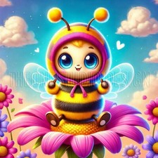 Beautiful Bee Digital Image Picture Photo Wallpaper Background Desktop Art picture