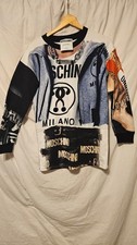 This is a playful Moschino Couture pop-art printed sweatshirt picture