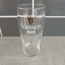 Guinness Glass Limited Edition Rugby Six Nations 450ml 'CAPTAIN' Glass Embossed picture