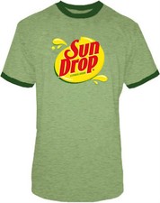 Adult Men's Sun Drop It Sundrop Citrus Soda Green Commercial Cosplay Costume Tee picture