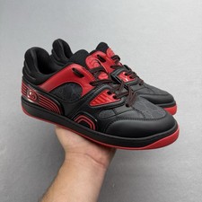 Gucci Basket Demetra Red Black Mens Leather Sneakers - Size 7 Worn Once picture