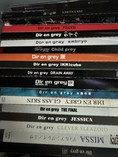 DIR EN GREY CD Lot 18 Singles With Obis Interest Check Visual Kei Japan picture