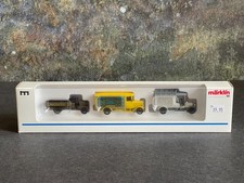 HO Marklin 3-Pack Vintage TRUCKS  Vehicle Set Model #1889 New In Box picture