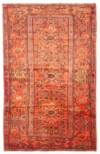 Traditional Vintage Hand-Knotted Area Rug 4'3