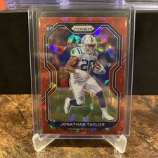 2020 Panini Prizm - Rookie Jonathan Taylor #332 Red Ice Prizm (RC) picture