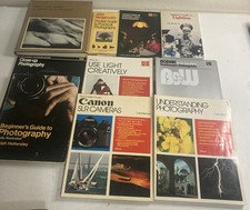 Lot Of 10 Books About Photography: Canon SLR Cameras, Use Light Creatively, Be.. picture