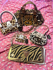 GUESS vintage y2k animal print bag lot NWT picture