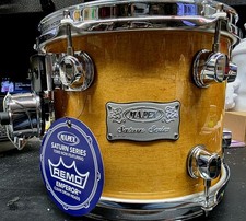 BRAND NEW- MAPEX SATURN SERIES 10 X 8 TOM TRANSPARENT AMBER 6 PLY MAPLE/WALNUT picture