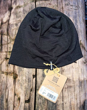 Patagonia Black Merino Wool Solid Knit Beanie Hat One Size Unisex Adults picture