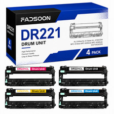 FADSOON® 4PK DR221CL Drum for HL-3140CW 3170CDW MFC-9130CW 9340CDW DCP-9020CDN picture