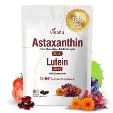 24mg Astaxanthin 40mg Lutein 14‑in‑1 Formula 180 Softgels Dietary Supplement picture