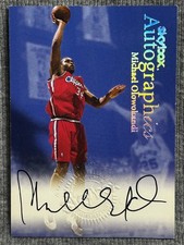 1999-00 Skybox Premium - Autographics Michael Olowokandi (AU) A745 picture