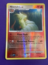 Vintage 2009 Ninetales MP 36/127 - Reverse Holo Rare Platinum 🏝️ Pokemon 2009 picture