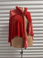 30s /40s pink velvet cape dainty picture