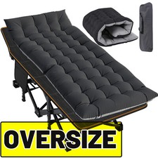 NAIZEA XXL Camping Cots for Adults with Mattress 32